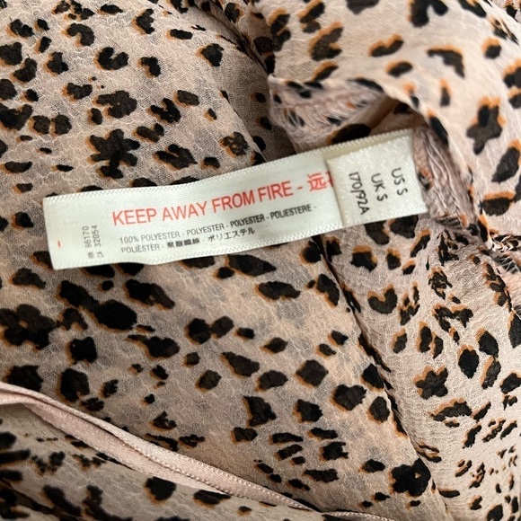 Free People Intimately Free Open Front Semi Sheer Tan Brown Top Oversized Small - Picture 4 of 6